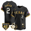 Men’s Texas Rangers 2024 Jackie Robinson Patch Vapor Premier Limited Jersey – All Stitched
