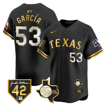 Men’s Texas Rangers 2024 Jackie Robinson Patch Vapor Premier Limited Jersey – All Stitched