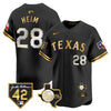Men’s Texas Rangers 2024 Jackie Robinson Patch Vapor Premier Limited Jersey – All Stitched