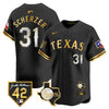 Men’s Texas Rangers 2024 Jackie Robinson Patch Vapor Premier Limited Jersey – All Stitched