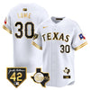 Men’s Texas Rangers 2024 Jackie Robinson Patch Vapor Premier Limited Jersey – All Stitched