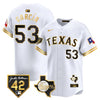 Men’s Texas Rangers 2024 Jackie Robinson Patch Vapor Premier Limited Jersey – All Stitched