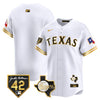 Men’s Texas Rangers 2024 Jackie Robinson Patch Vapor Premier Limited Jersey – All Stitched