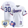 Men’s Texas Rangers 2024 Jackie Robinson Patch Vapor Premier Limited Jersey – All Stitched
