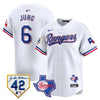 Men’s Texas Rangers 2024 Jackie Robinson Patch Vapor Premier Limited Jersey – All Stitched
