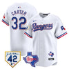 Men’s Texas Rangers 2024 Jackie Robinson Patch Vapor Premier Limited Jersey – All Stitched