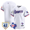 Men’s Texas Rangers 2024 Jackie Robinson Patch Vapor Premier Limited Jersey – All Stitched