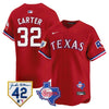 Men’s Texas Rangers 2024 Jackie Robinson Patch Vapor Premier Limited Jersey – All Stitched