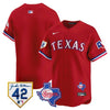 Men’s Texas Rangers 2024 Jackie Robinson Patch Vapor Premier Limited Jersey – All Stitched