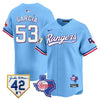 Men’s Texas Rangers 2024 Jackie Robinson Patch Vapor Premier Limited Jersey – All Stitched