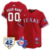 Texas Rangers 2024 Jackie Robinson Patch Vapor Premier Limited Custom Jersey - All Stitched