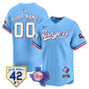 Texas Rangers 2024 Jackie Robinson Patch Vapor Premier Limited Custom Jersey - All Stitched