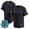 Miami Marlins 30 Seasons Anniversary Patch Vapor Premier Limited Custom Jersey – All Stitched