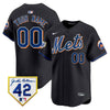 New York Mets Jackie Robinson Patch Vapor Premier Limited Custom Jersey - All Stitched