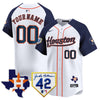 Houston Astros 2024 Jackie Robinson Patch Vapor Premier Limited Custom Jersey - All Stitched