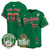 Dodgers Mexico Fernando Valenzuela & 2024 World Series Patch Vapor Premier Limited Custom Jersey - All Stitched