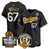 Men's Dodgers Fernando Valenzuela & 2024 World Series Patch Vapor Premier Limited Jersey - All Stitched