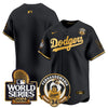 Men's Dodgers Fernando Valenzuela & 2024 World Series Patch Vapor Premier Limited Jersey - All Stitched