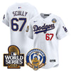 Men's Dodgers Fernando Valenzuela & 2024 World Series Patch Vapor Premier Limited Jersey - All Stitched