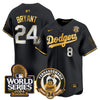 Men's Dodgers Fernando Valenzuela & 2024 World Series Patch Vapor Premier Limited Jersey V3 - All Stitched