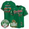 Men's Dodgers Mexico Fernando Valenzuela & 2024 World Series Patch Vapor Premier Limited Jersey - All Stitched