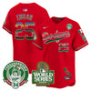 Men's Dodgers Mexico Fernando Valenzuela & 2024 World Series Patch Vapor Premier Limited Jersey - All Stitched