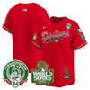 Men's Dodgers Mexico Fernando Valenzuela & 2024 World Series Patch Vapor Premier Limited Jersey - All Stitched