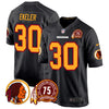Men's Washington Redskins 75th Patch Throwback Game Jersey - All Stitched