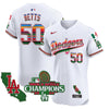 Men's Dodgers Mexico 2024 World Series Champions Vapor Premier Elite Jersey - All Stitched