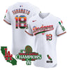 Men's Dodgers Mexico 2024 World Series Champions Vapor Premier Elite Jersey - All Stitched