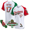 Men's Dodgers Mexico 2024 World Series Champions Vapor Premier Elite Jersey - All Stitched