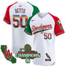 Men's Dodgers Mexico 2024 World Series Champions Vapor Premier Elite Jersey - All Stitched