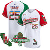 Men's Dodgers Mexico 2024 World Series Champions Vapor Premier Elite Jersey - All Stitched