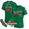 Men's Dodgers Mexico 2024 World Series Champions Vapor Premier Elite Jersey - All Stitched