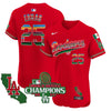 Men's Dodgers Mexico 2024 World Series Champions Vapor Premier Elite Jersey - All Stitched