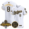 Men's Dodgers 2024 World Series Champions Patch Vapor Premier Elite Jersey V2 - All Stitched