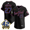 Men's New York Mets 2025 Jackie Robinson Patch Road Alternate Jersey – All Stitched