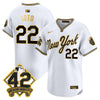 Men's New York Mets 2025 Jackie Robinson Patch Road Alternate Jersey – All Stitched