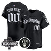 Dodgers 2025 LA Gothic Style Vapor Premier Limited Custom Jersey - All Stitched