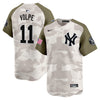 Men's New York Yankees 2025 Armed Forces Day Vapor Premier Limited Jersey - Stitched