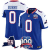 Men's New York Giants 100th Season & State Patch Vapor Limited Jersey - All Stitched
