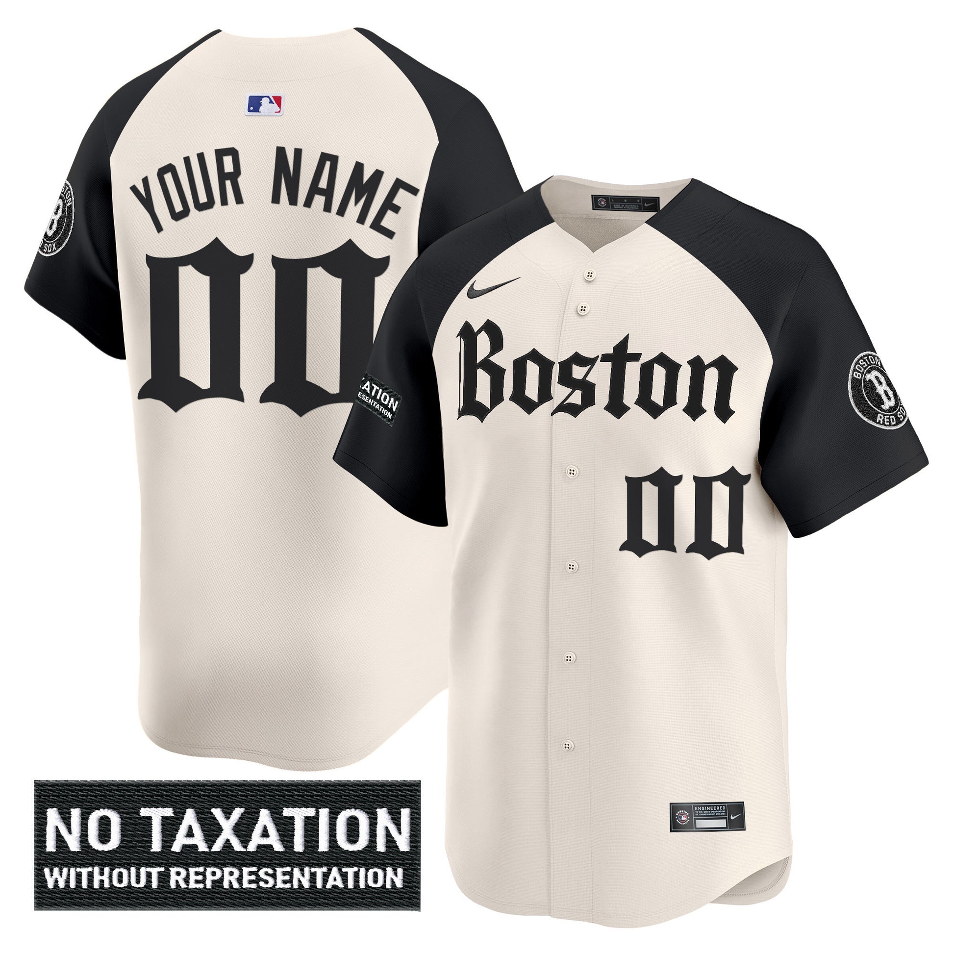 Boston Red Sox 'Retro Newspaper Edition' Vapor Premier Limited Custom Jersey - All Stitched