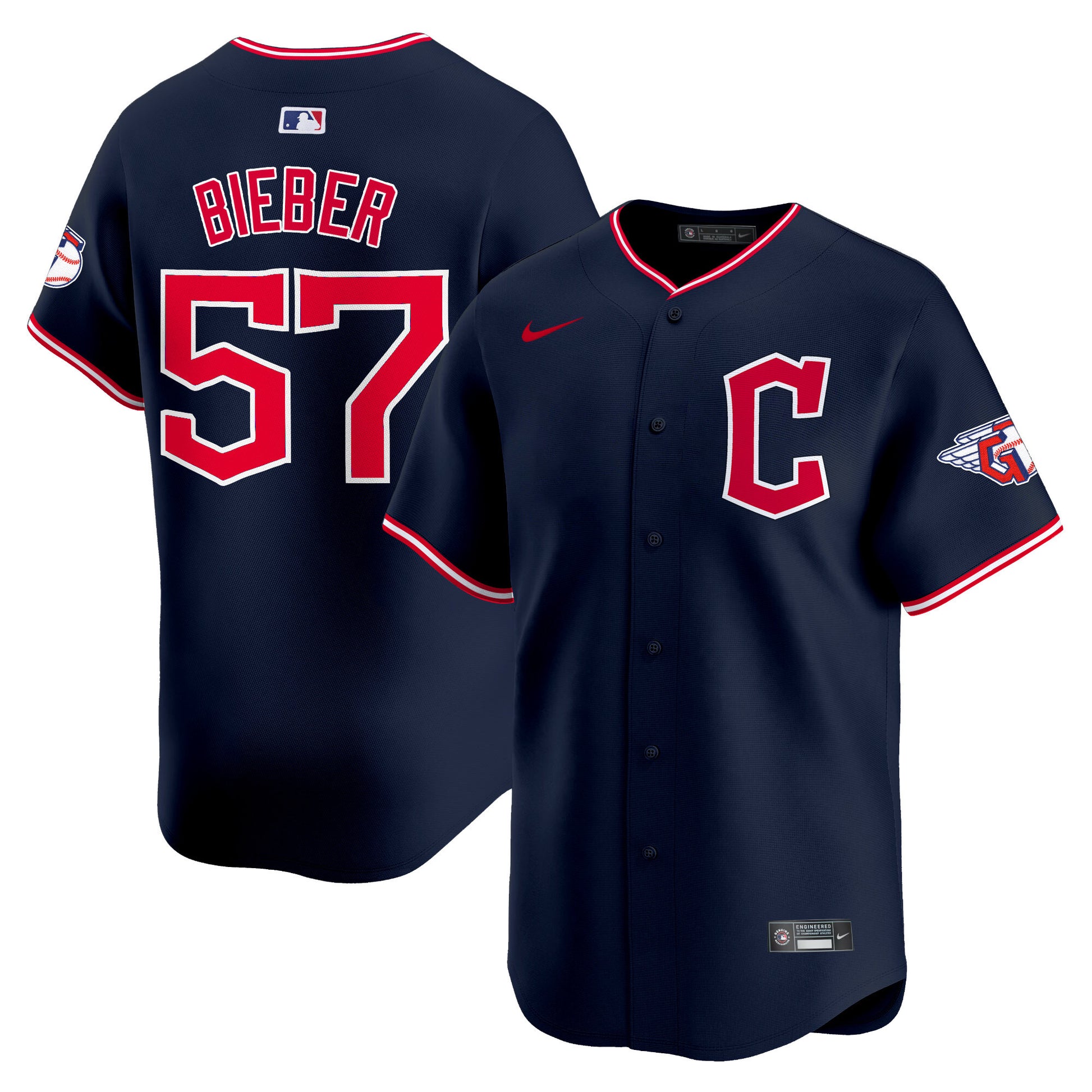 Men's Cleveland Guardians 2025 Vapor Premier Limited Jersey - All Stitched