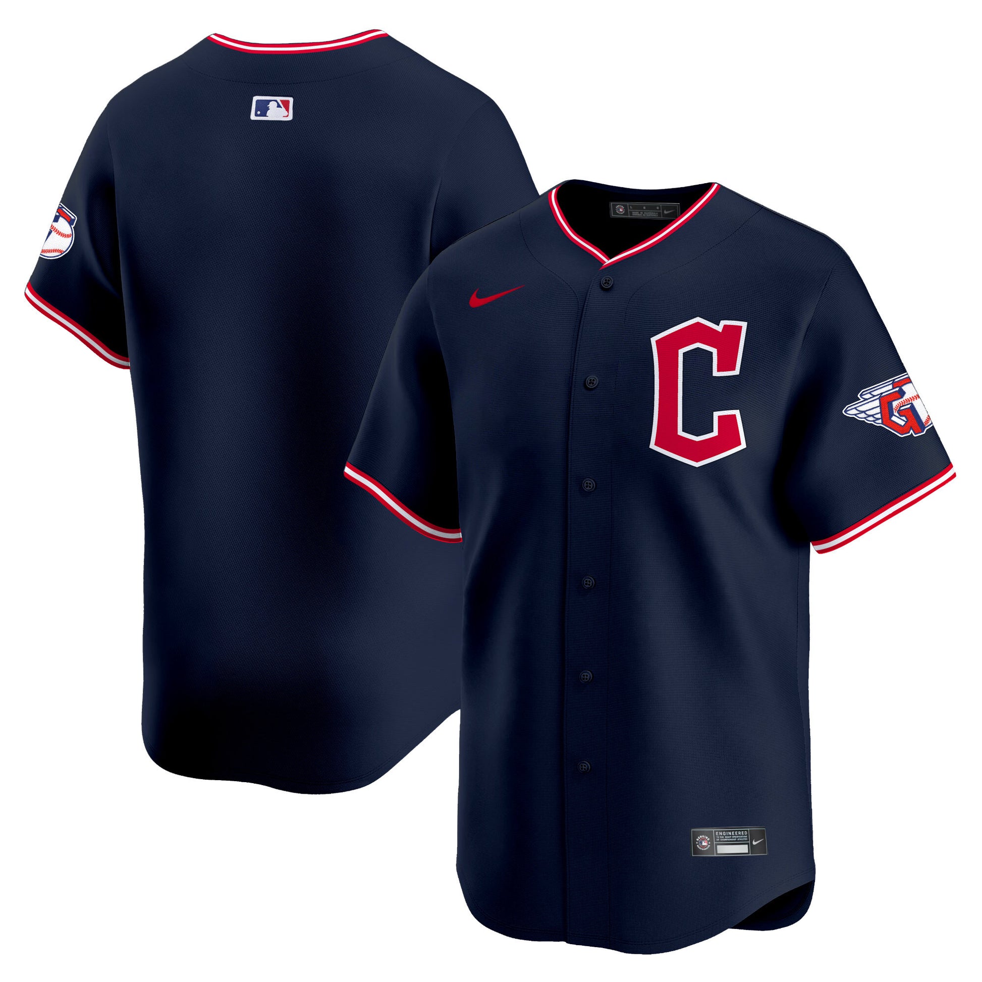 Men's Cleveland Guardians 2025 Vapor Premier Limited Jersey - All Stitched