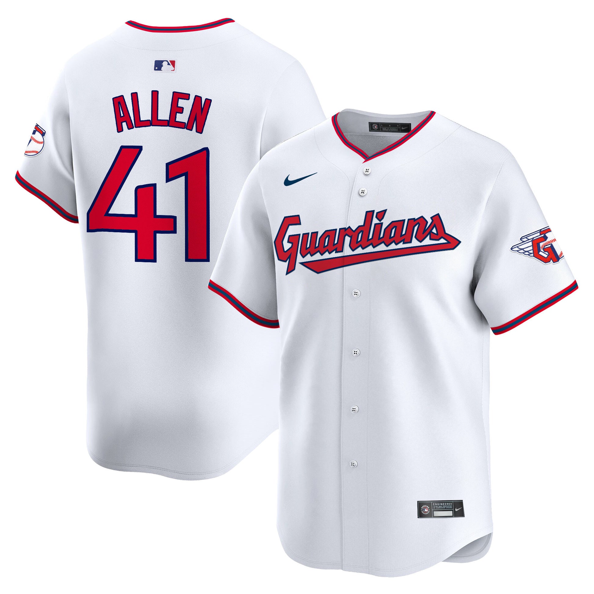 Men's Cleveland Guardians 2025 Vapor Premier Limited Jersey - All Stitched