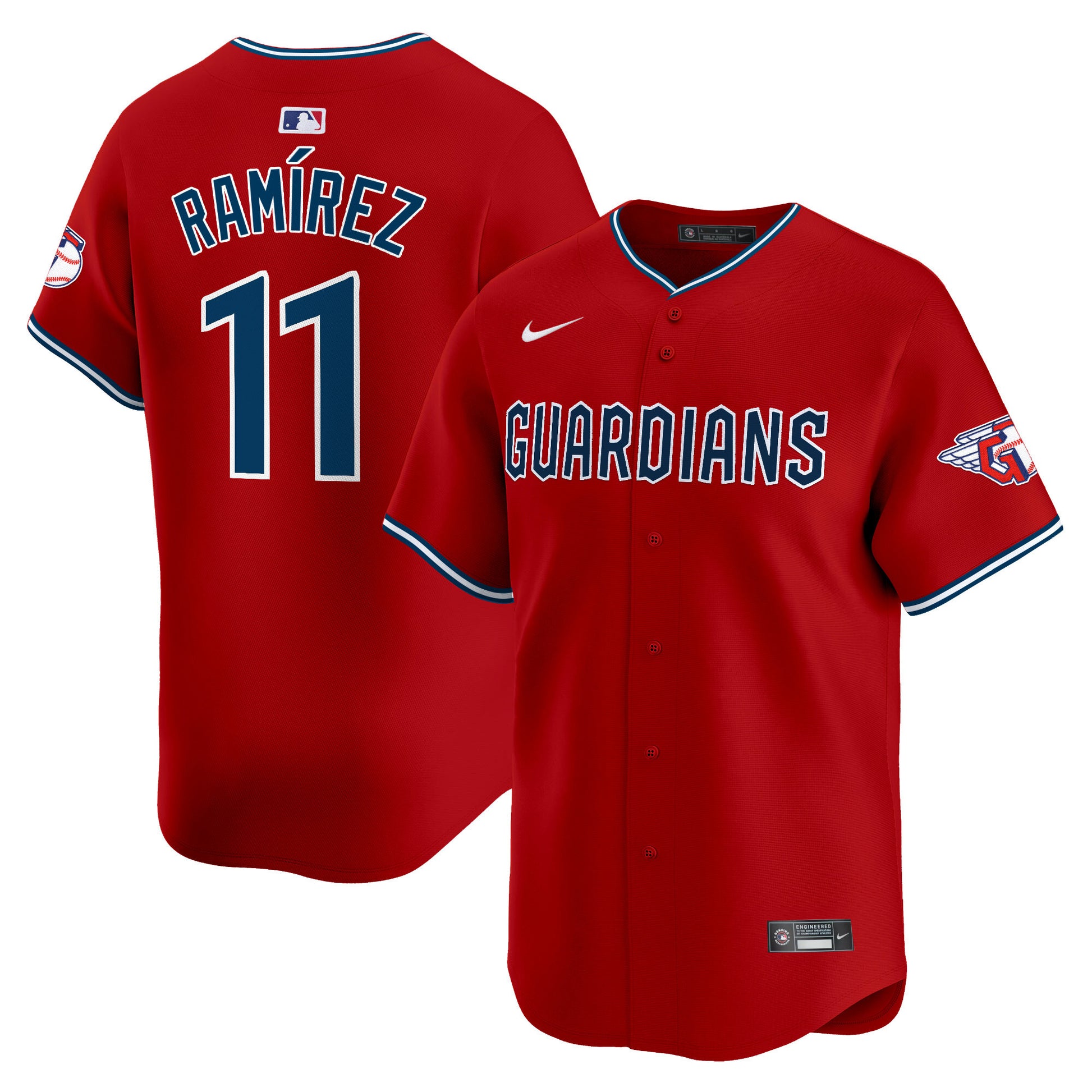 Men's Cleveland Guardians 2025 Vapor Premier Limited Jersey - All Stitched