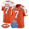Men's Clemson Tigers 2024 ACC Championship Patch Vapor Limited Jersey - All Stitched
