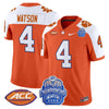 Men's Clemson Tigers 2024 ACC Championship Patch Vapor Limited Jersey - All Stitched