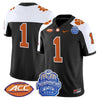 Men's Clemson Tigers 2024 ACC Championship Patch Vapor Limited Jersey - All Stitched