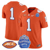 Men's Clemson Tigers 2024 ACC Championship Patch Vapor Limited Jersey - All Stitched